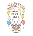 ねこたろ☆誕生日BIGスタンプ（個別スタンプ：7）