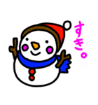 雪だるま「花吉」のLINEスタンプ（個別スタンプ：13）