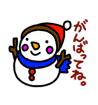 雪だるま「花吉」のLINEスタンプ（個別スタンプ：15）