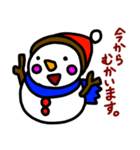 雪だるま「花吉」のLINEスタンプ（個別スタンプ：33）