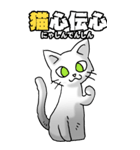 四文字猫語 その1（個別スタンプ：22）