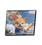 パンダと犬の面白スタンプ（個別スタンプ：23）