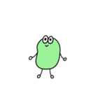 使いやすいそら豆くん（個別スタンプ：4）