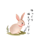 【敬語】可愛いうさちゃん Vo.1（個別スタンプ：23）