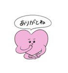 仲の良い人にしか使えない！ゆるシュール（個別スタンプ：3）