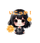 かわいい前向きスタンプ（個別スタンプ：2）