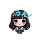 かわいい前向きスタンプ（個別スタンプ：3）