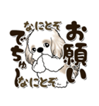 シーズー犬 2024『赤ちゃん言葉で』（個別スタンプ：12）