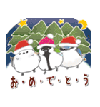 シマエナガシーちゃんと仲間達の年末年始改（個別スタンプ：35）