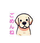 犬の色々な挨拶スタンプ（個別スタンプ：22）