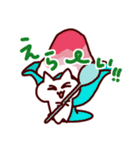 しろねこみーたん3 お菓子編（個別スタンプ：18）