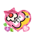 花をアレンジした挨拶LINEスタンプ、yamami（個別スタンプ：8）