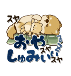 柴犬・茶色い犬 2024『赤ちゃん言葉で』（個別スタンプ：40）