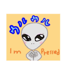 Alien who became a maiko.  舞妓宇宙人（個別スタンプ：5）