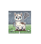 ラクロスを楽しむ！アルパカLINEスタンプ4（個別スタンプ：12）