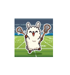 ラクロスを楽しむ！アルパカLINEスタンプ4（個別スタンプ：14）