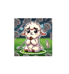 ラクロスを楽しむ！アルパカLINEスタンプ4（個別スタンプ：22）