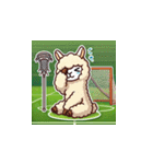 ラクロスを楽しむ！アルパカLINEスタンプ4（個別スタンプ：23）