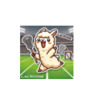ラクロスを楽しむ！アルパカLINEスタンプ4（個別スタンプ：24）