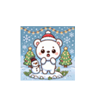 クリスマスどうぶつスタンプ4（個別スタンプ：3）
