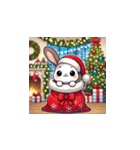クリスマスどうぶつスタンプ4（個別スタンプ：4）