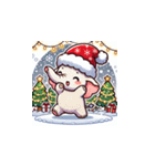 クリスマスどうぶつスタンプ4（個別スタンプ：8）