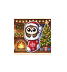クリスマスどうぶつスタンプ4（個別スタンプ：9）