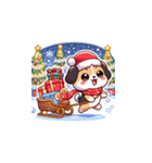 クリスマスどうぶつスタンプ4（個別スタンプ：11）