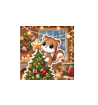 クリスマスどうぶつスタンプ4（個別スタンプ：15）