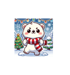 クリスマスどうぶつスタンプ4（個別スタンプ：16）
