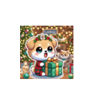 クリスマスどうぶつスタンプ4（個別スタンプ：24）