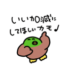 喜怒哀楽カモ♩（個別スタンプ：1）