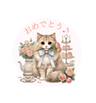 Tea Time Meow -Mia-（個別スタンプ：3）