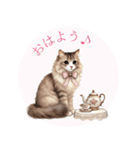 Tea Time Meow -Mia-（個別スタンプ：5）