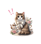 Tea Time Meow -Mia-（個別スタンプ：6）