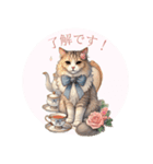 Tea Time Meow -Mia-（個別スタンプ：15）