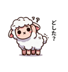 迷えるひつじの日常（個別スタンプ：3）