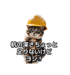 【ヨシ！】現場仕事/猫/ねこ/ネコ（個別スタンプ：21）