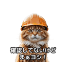 【ヨシ！】現場仕事/猫/ねこ/ネコ（個別スタンプ：40）