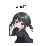 全て同じセリフ【and？】  2（個別スタンプ：3）