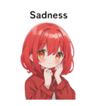 全て同じセリフ【Sadness】（個別スタンプ：33）