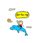 英語こどもスタンプ（個別スタンプ：1）