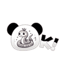 ヘビ金運UP（個別スタンプ：11）