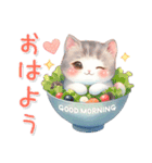 猫がいっぱい♡冬のあいさつ（個別スタンプ：21）