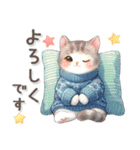 猫がいっぱい♡冬のあいさつ（個別スタンプ：23）