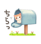 猫がいっぱい♡冬のあいさつ（個別スタンプ：24）