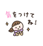 ゆるい手書きの女の子☆冬スタンプ（個別スタンプ：20）