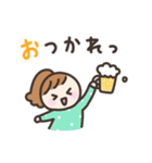 ゆるい手書きの女の子☆冬スタンプ（個別スタンプ：29）