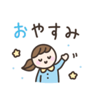 ゆるい手書きの女の子☆冬スタンプ（個別スタンプ：35）