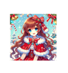 かわいい彼女♡クリスマス4（個別スタンプ：3）